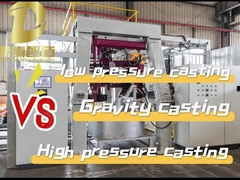Macchina per la fusione a stiro di metallo compresso a pressione d'aria con una capacità di forno di 1800 kg