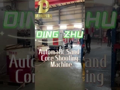 Macchina automatica per sparare anime di sabbia con trasportatore per rubinetto