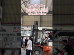 Caricamento della cella di rettifica del robot del cliente nel contenitore