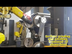 Trattamento di rettifica e lucidatura superficiale del soffione doccia