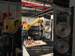 Robot di rettifica e lucidatura di leghe di alluminio, acciaio inossidabile, leghe di zinco, ottone, ecc.
