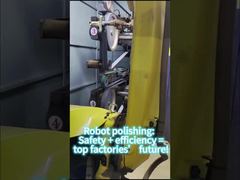 Macchina automatica completa per sbavatura, lucidatura e smerigliatura di rubinetti in acciaio inossidabile