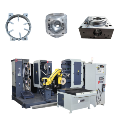 comprare Lucidatrice robotica ad alta efficienza per la smerigliatura di carter metallici di motori per motori, automatica fabbricazione online