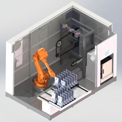 comprare Modular Robotic Finishing System for Metal Castings Automated Grinding and Precision Polishing Equipment fabbricazione online