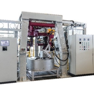 Macchina di pressofusione bassa completamente automatica con due manipolatori