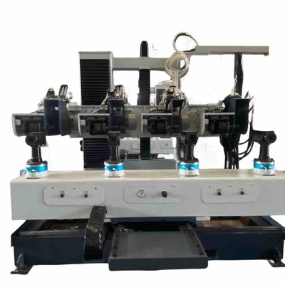 Macchina di lucidatura automatica a due stazioni per la lucidatura delle superfici metalliche
