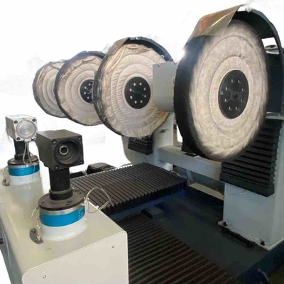 Macchina di lucidatura automatica a due stazioni per la superficie dei rubinetti metallici
