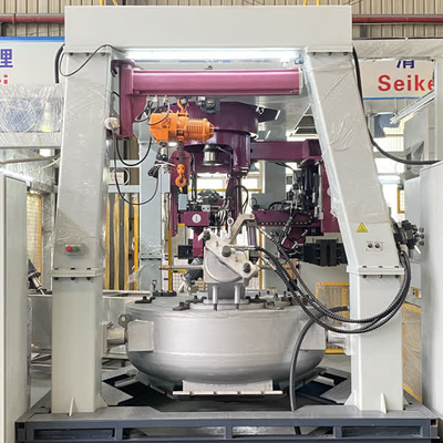 Alta efficienza bassa pressione pressofusione LPDC macchina di precisione valvola di ottone misuratore di acqua attrezzature di fonderia