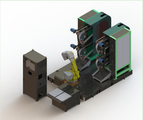 Macchina di rettifica ad alta efficienza con cella robotica FANUC