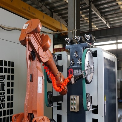 Macchina robotica per la debburring e la rettifica delle fusioni metalliche Sistema di finitura hardware ad alta efficienza