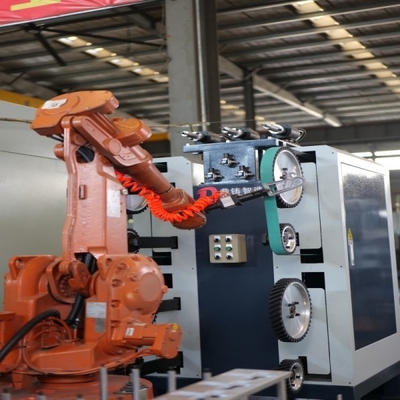 Sistema automatico di lucidatura per cinture industriali a più ruote per maniglie di porte mobili Ricambi auto con risparmio di manodopera