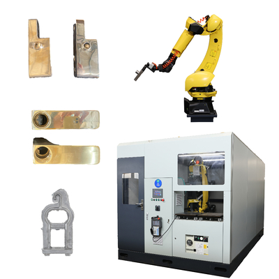 Progettazione di un robot di rettifica CNC ad alta precisione per la fusione di parti di rotelle per automobili