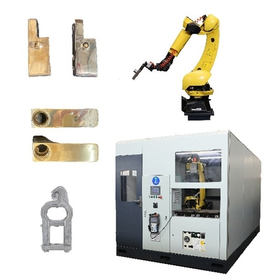 Sistema di lucidatura automatico di rettifica robotica ad alta precisione per maniglie di metallo