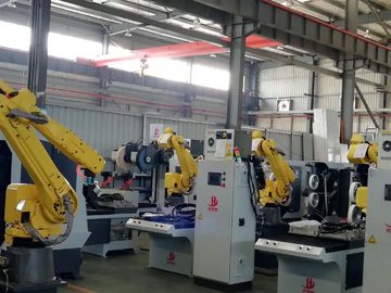 Macchina di lucidatura multifunzionale di CNC, cellula robot di lucidatura per l'hardware del rubinetto