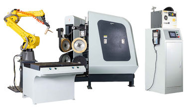 Macchina di rettifica a cnc Macchina di lucidatura del rubinetto del bacino con braccio robotico FUNAC