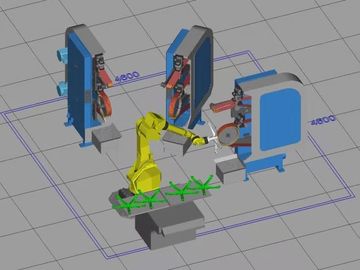 Automazione 220v robot macina di rettifica per la sedia da ufficio gamba