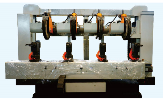 4 manipolatori lucidatrice rotativa CNC a 6 assi per maniglie in ottone
